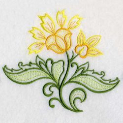 Jacobean Bloom 2 09(Sm) machine embroidery designs