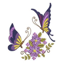 Butterfly Kiss 07 machine embroidery designs