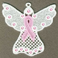 FSL Crystal Pink Ribbon 02 machine embroidery designs