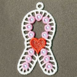 FSL Crystal Pink Ribbon 07 machine embroidery designs