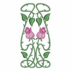 Art Nouveau Roses 06 machine embroidery designs