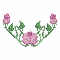 Art Nouveau Roses 07 machine embroidery designs