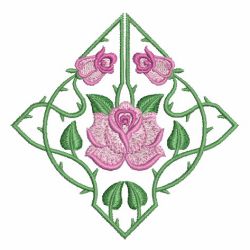 Art Nouveau Roses 08 machine embroidery designs