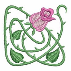 Art Nouveau Roses 09 machine embroidery designs