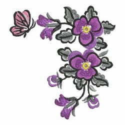 Brush Painting Pansies 09(Lg) machine embroidery designs