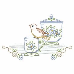 Vintage Tea Set 2 02(Lg) machine embroidery designs