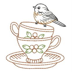 Vintage Tea Set 2 08(Sm) machine embroidery designs