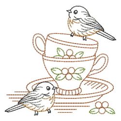 Vintage Tea Set 2 09(Lg) machine embroidery designs