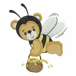 Bumblebee Bears machine embroidery designs