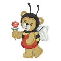 Bumblebee Bears 04 machine embroidery designs
