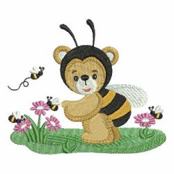 Bumblebee Bears 08 machine embroidery designs