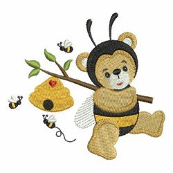 Bumblebee Bears 09 machine embroidery designs