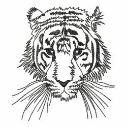 Wild Animal Outlines 2 04 machine embroidery designs