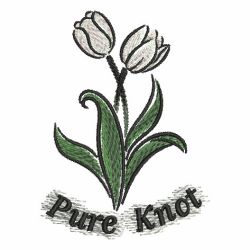 Brush Painting Tulips 03 machine embroidery designs