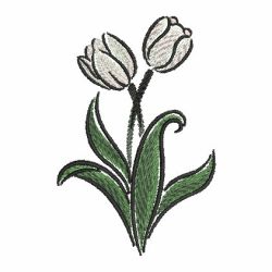 Brush Painting Tulips 18 machine embroidery designs