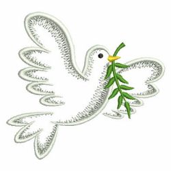 Peace Doves 2 machine embroidery designs
