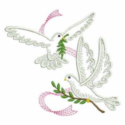 Peace Doves 2 08 machine embroidery designs