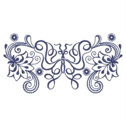 Bluework Jacobean Butterfly 08(Sm) machine embroidery designs