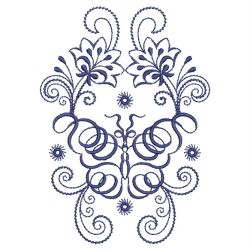 Bluework Jacobean Butterfly 09(Sm)