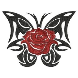 Tribal Roses 02(Lg) machine embroidery designs