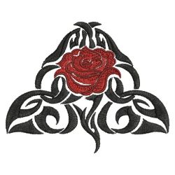 Tribal Roses 09(Md) machine embroidery designs