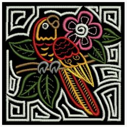 Hola Mola Tropical Birds 2 02(Sm) machine embroidery designs