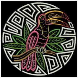 Hola Mola Tropical Birds 2 05(Md) machine embroidery designs