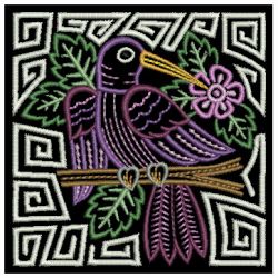 Hola Mola Tropical Birds 2 07(Md) machine embroidery designs