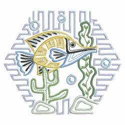 Hola Mola Tropical Fish 2 06(Sm) machine embroidery designs