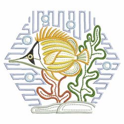 Hola Mola Tropical Fish 2 07(Md) machine embroidery designs