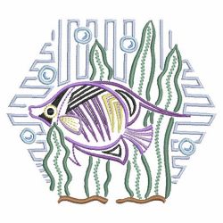 Hola Mola Tropical Fish 2 08(Sm) machine embroidery designs