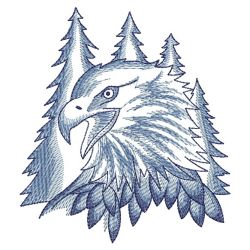Delft Blue Eagles 02(Lg) machine embroidery designs