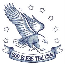 Delft Blue Eagles 10(Md) machine embroidery designs