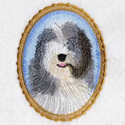 Bearded Collie 02(Lg) machine embroidery designs