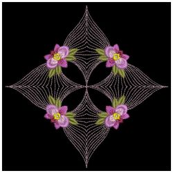 Floral Enticement Quilt(Md) machine embroidery designs