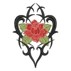 Tribal Roses 2 03 machine embroidery designs