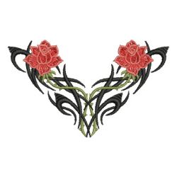 Tribal Roses 2 04 machine embroidery designs