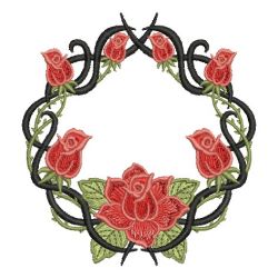 Tribal Roses 2 06 machine embroidery designs