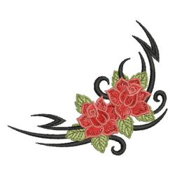 Tribal Roses 2 07 machine embroidery designs
