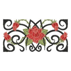Tribal Roses 2 08 machine embroidery designs