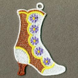 FSL Victorian Boot 01 machine embroidery designs