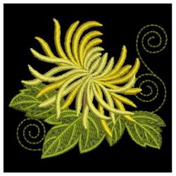 Chrysanthemums 2 04 machine embroidery designs