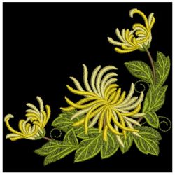 Chrysanthemums 2 05 machine embroidery designs