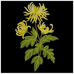 Chrysanthemums 2 06 machine embroidery designs