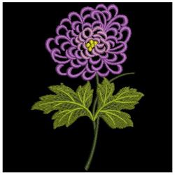 Chrysanthemums 2 10 machine embroidery designs