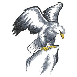 Brush Painting Eagles 05(Lg) machine embroidery designs