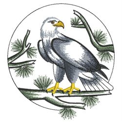 Brush Painting Eagles 08(Lg) machine embroidery designs