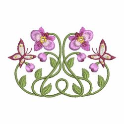 Art Nouveau Flowers 03 machine embroidery designs
