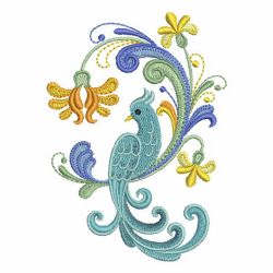 Rosemaling Birds machine embroidery designs