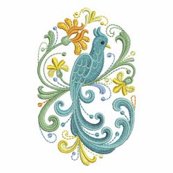 Rosemaling Birds 07